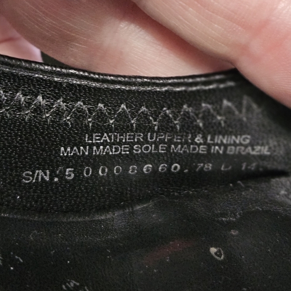 Tory Burch Black Wedges Peep Toe with Silver Logo Size 9.5 - Picture 9 of 10